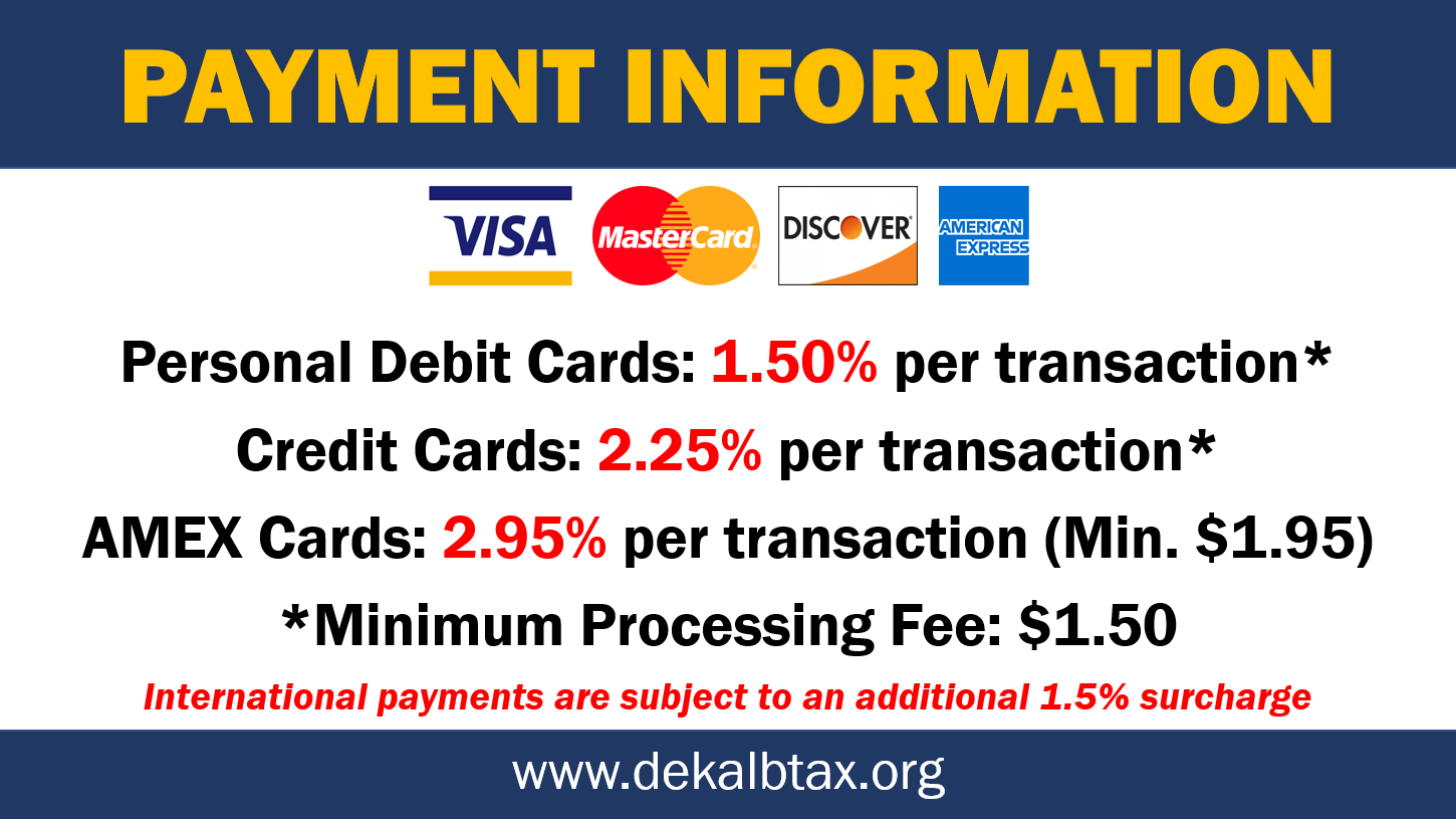 Motor Vehicles Dekalb Tax Commissioner